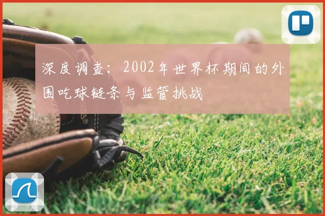 深度调查:2002年世界杯期间的外围吃球链条与监管挑战