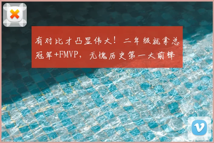 有对比才凸显伟大!二年级就拿总冠军+FMVP,无愧历史第一大前锋